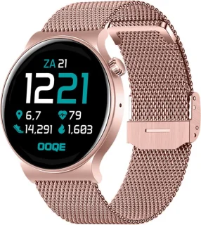 OOQE WATCH CS PRO Smartwatch Rosé Goud