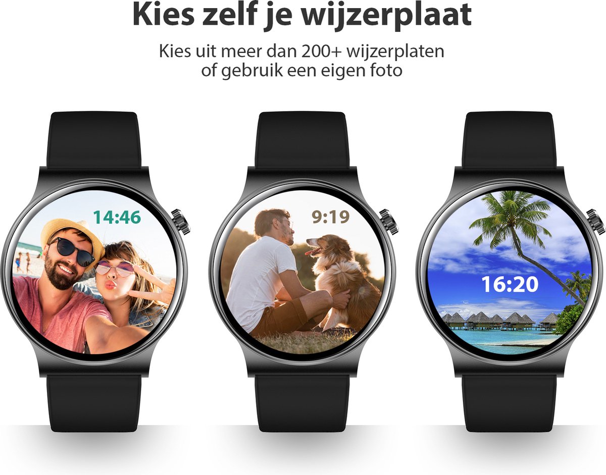 OOQE WATCH CS PRO Smartwatch Rosé Goud