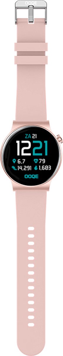 OOQE WATCH CS PRO Smartwatch Rosé Goud