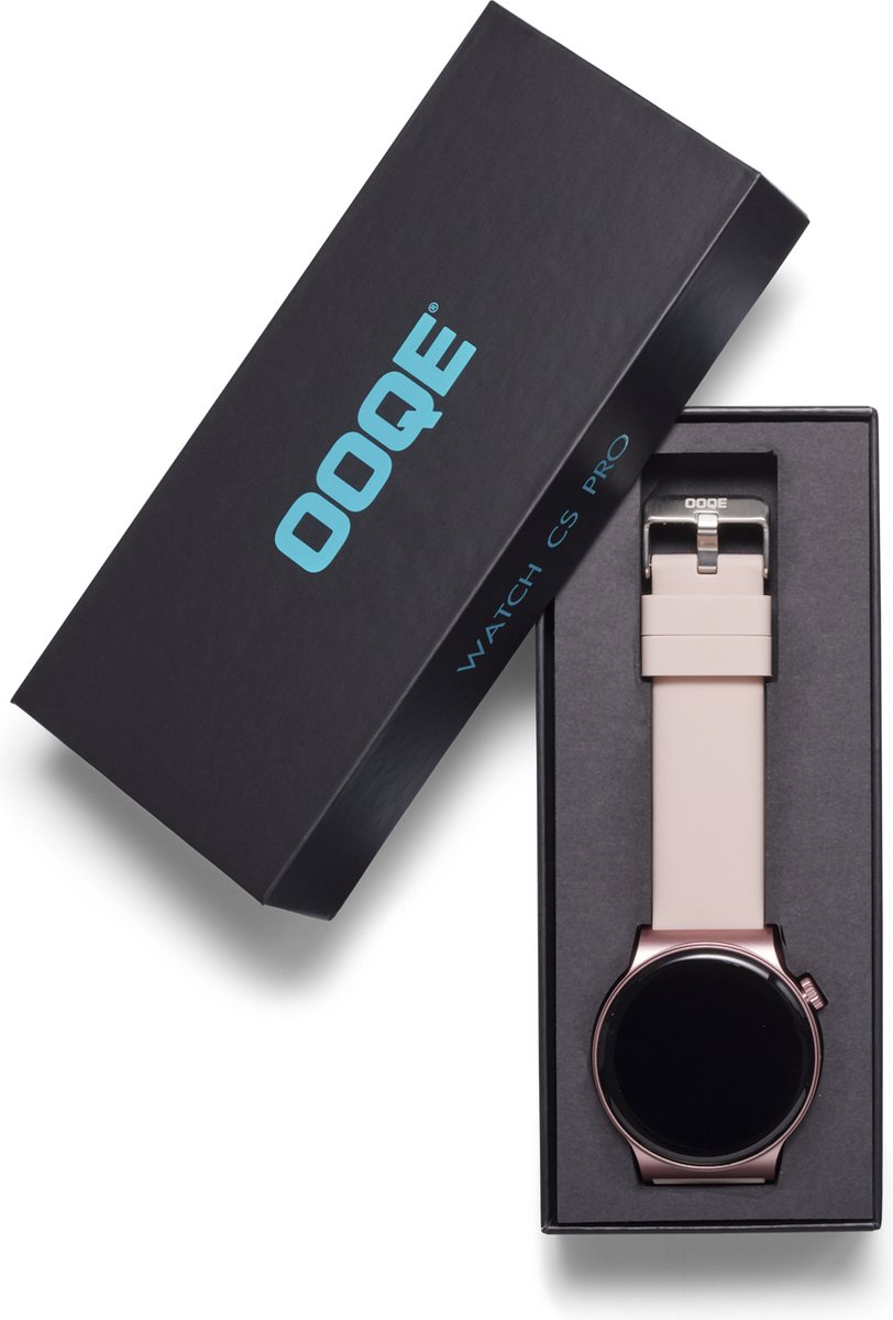 OOQE WATCH CS PRO Smartwatch Rosé Goud