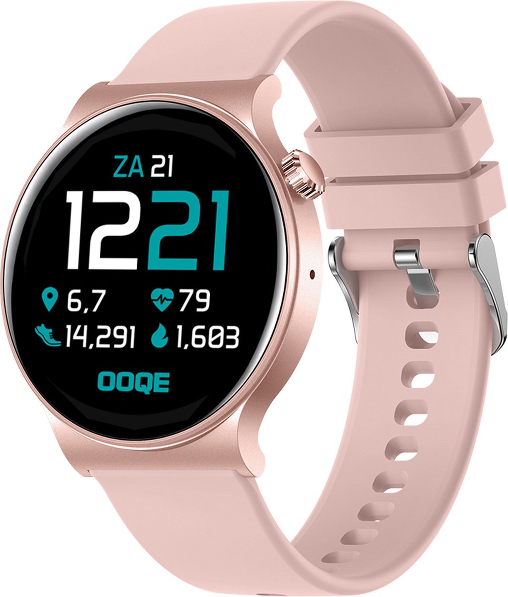OOQE WATCH CS PRO Smartwatch Rosé Goud