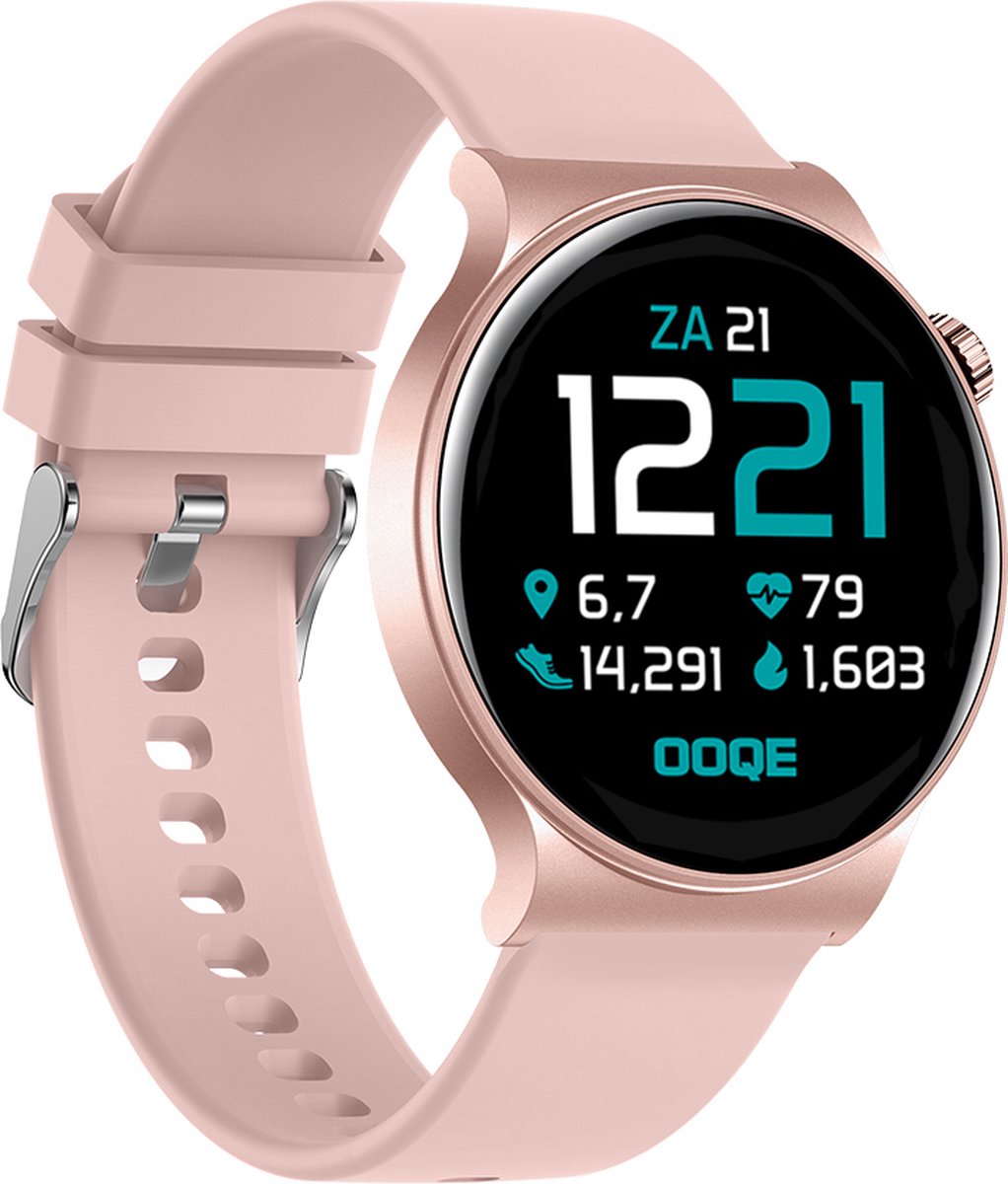 OOQE WATCH CS PRO Smartwatch Rosé Goud