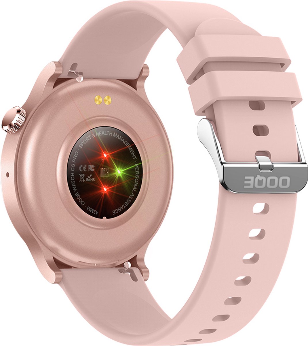 OOQE WATCH CS PRO Smartwatch Rosé Goud