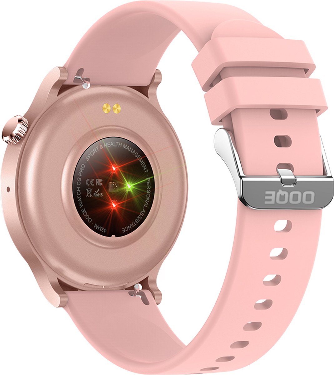 OOQE WATCH CS PRO Smartwatch Roze
