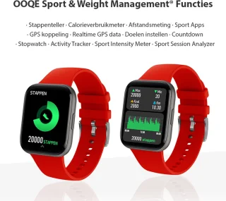 OOQE Watch Pro 6 Smartwatch Rood