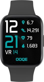 OOQE WATCH PRO 6 Smartwatch Zwart Unisex