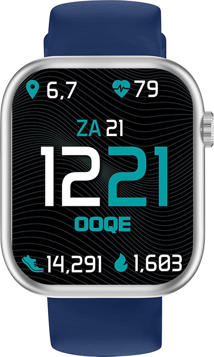 Wat vinden we goed aan de OOQE Watch Pro 7 Blauw Smartwatch