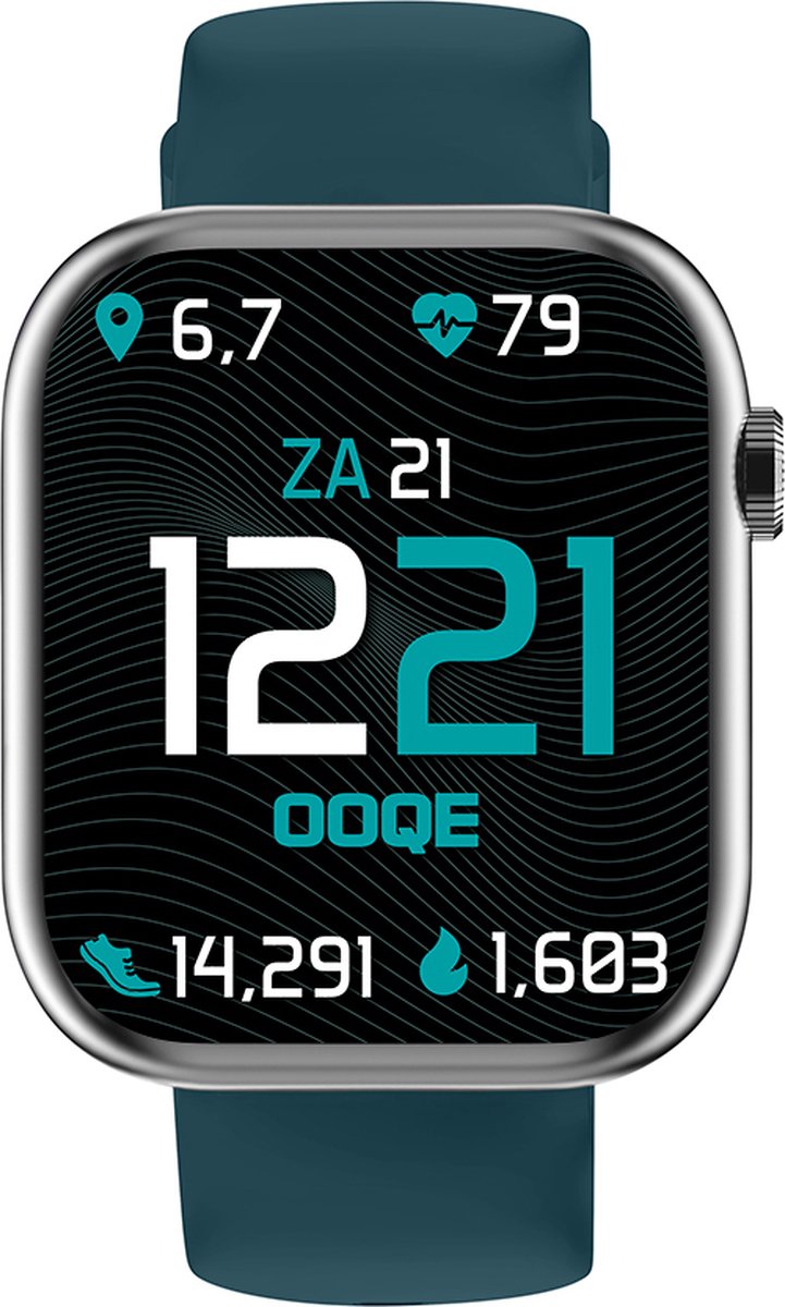 Wat vinden we goed aan de OOQE Watch Pro 7 Groen Smartwatch Heren & Dames