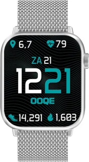 OOQE WATCH PRO 7 Smartwatch Heren Zilver