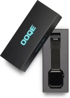 OOQE WATCH PRO 7 Smartwatch Metaal Zwart