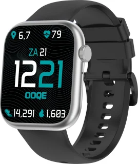 OOQE WATCH PRO 7 Smartwatch Zwart/Zilver