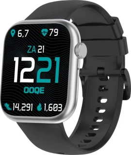 OOQE WATCH PRO 7 Smartwatch Zwart/Zilver