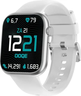 OOQE Watch Pro 7 Wit Smartwatch Heren/Dames