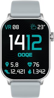 Wat vinden we goed aan de OOQE Watch Pro 8 Smartwatch - Grijs