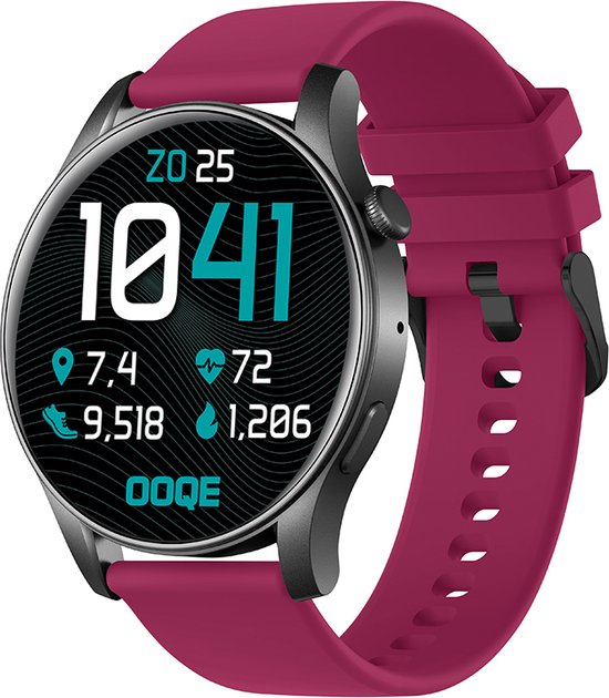 OOQE Watch Ultra 3 Magenta — premium design ontmoet slimme gezondheidsfuncties