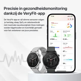 Otiume GTR1 Smartwatch Zwart