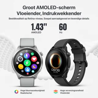 Otiume GTR1 Smartwatch Zwart