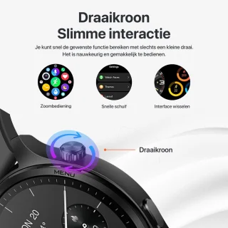 Otiume GTR1 Smartwatch Zwart