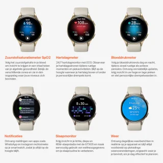 Otiume Zenith GTX05 Smartwatch - Goud