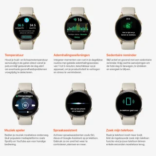 Otiume Zenith GTX05 Smartwatch - Goud