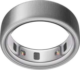 Oura Ring 4 Brushed Silver - Size 4