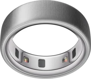 Oura Ring 4 Brushed Silver - Size 4