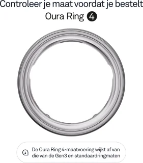 Oura Ring 4 Brushed Silver - Size 9