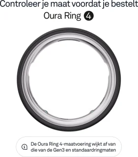 Oura Ring 4 Stealth - Ring maat 13