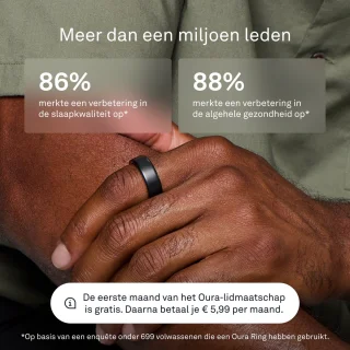Oura Ring 4 Stealth - Ring maat 13