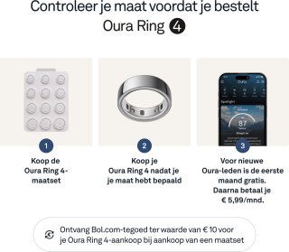 Wat vinden we goed aan de Oura Ring 4 - Zilver - Maat 10