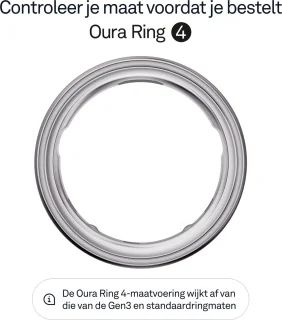 Oura Ring 4 - Zilver - Maat 10