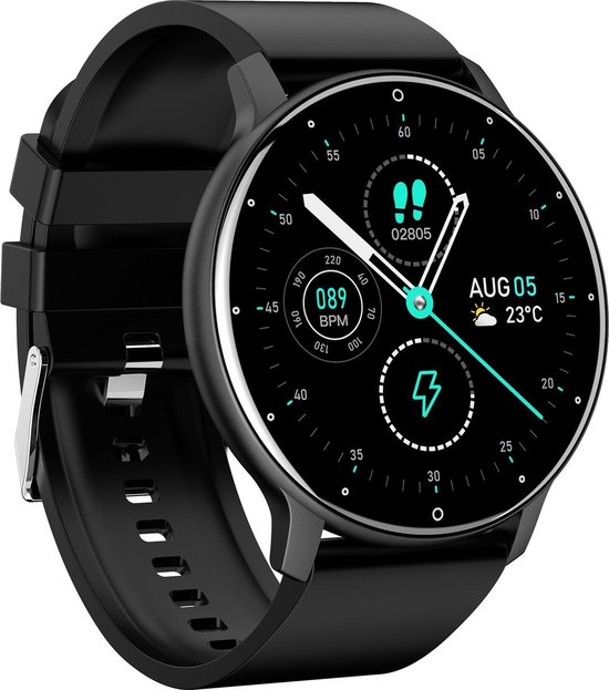 Parya Official Dark Black Smartwatch