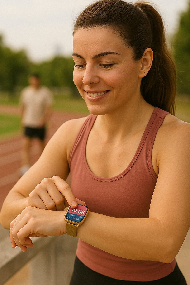 Parya Official Smart TV45 Activity Tracker Blauw