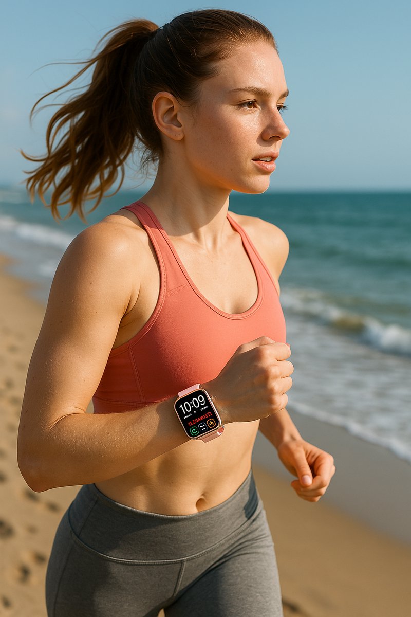 Parya Official Smart TV45 Activity Tracker Zwart