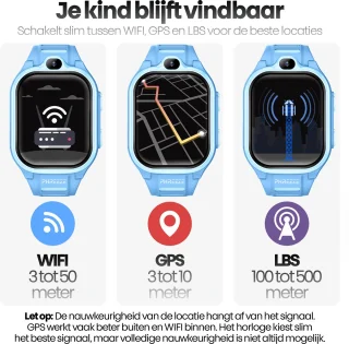 Phreeze Kinderhorloge 4G Blauw