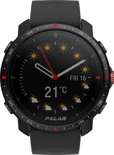 Polar Grit X Pro Multisporthorloge Zwart