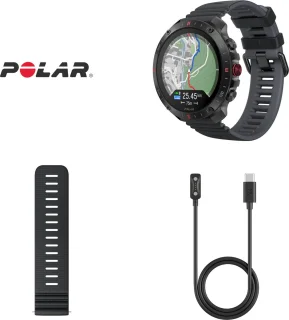 Polar Grit X2 Pro Smartwatch Night Black S/L