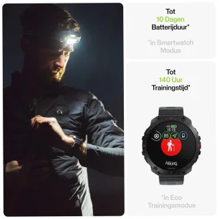 Polar Grit X2 Pro Smartwatch Night Black S/L