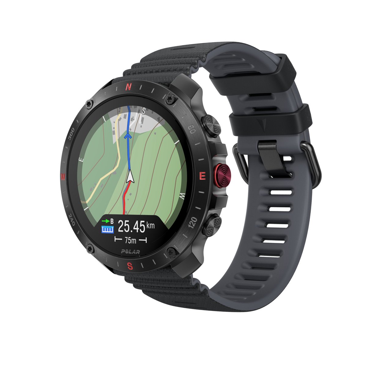 Wat vinden we goed aan de Polar Grit X2 Pro Smartwatch Night Black S/L