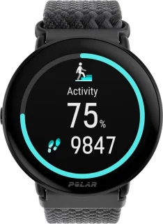 Polar Ignite 3 Fitness Smartwatch Black Braided Yarn S-L