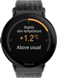 Polar Ignite 3 Fitness Smartwatch Black Braided Yarn S-L