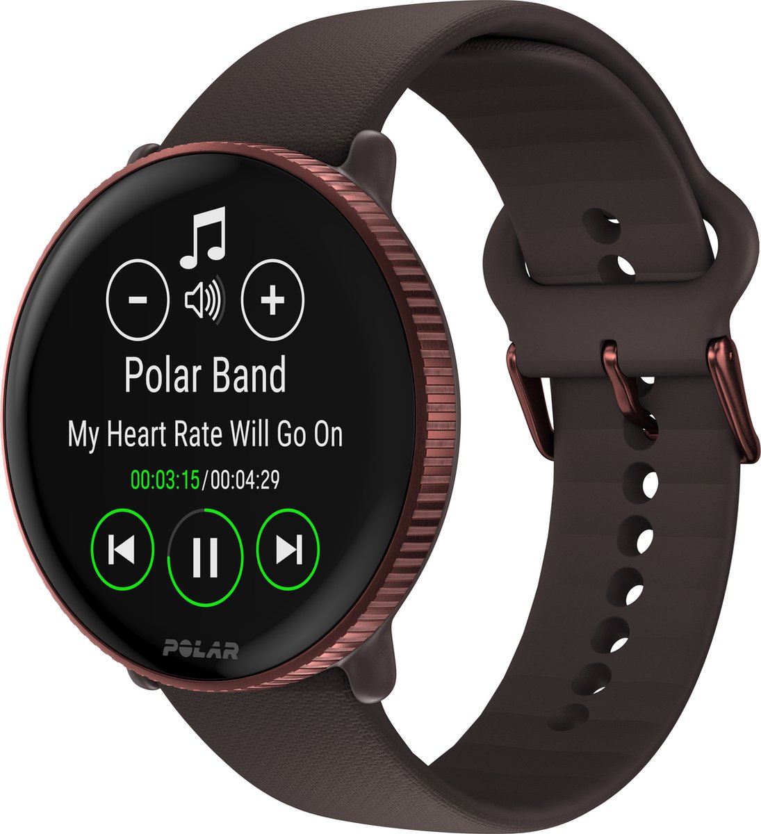Wat vinden we goed aan de Polar Ignite 3 Fitness Smartwatch Copper Brown S-L