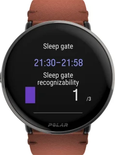 Polar Ignite 3 Titanium Fitness Smartwatch S-L Brons/Zwart