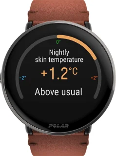 Polar Ignite 3 Titanium Fitness Smartwatch S-L Brons/Zwart