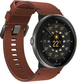 Polar Ignite 3 Titanium Fitness Smartwatch S-L Brons/Zwart