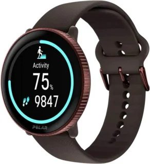 Polar Ignite 3 Titanium Fitness Smartwatch S-L Brons/Zwart