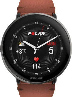 Polar Ignite 3 Titanium Fitness Smartwatch S-L Brons/Zwart