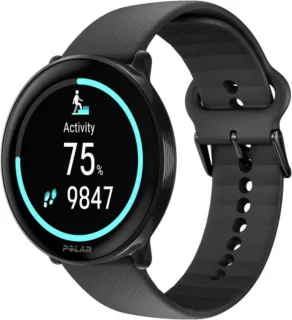 Polar Ignite 3 Titanium Fitness Smartwatch Zwart S-L