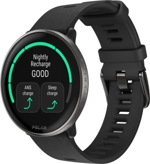 Polar Ignite 3 Titanium Fitness Smartwatch Zwart S-L
