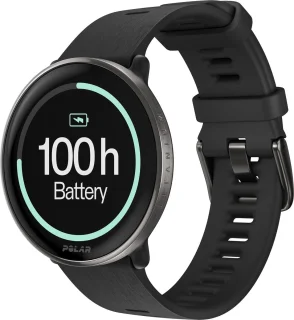 Polar Ignite 3 Titanium Fitness Smartwatch Zwart S-L